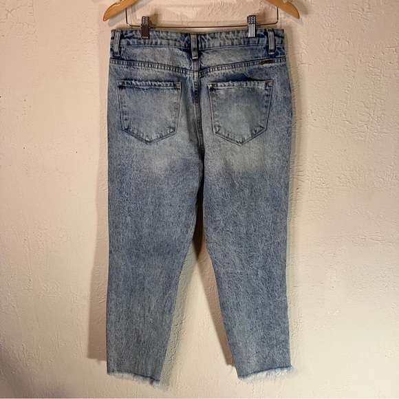 KANCAN High Rise Relaxed Distressed Tapered Jeans - Picture 7 of 10